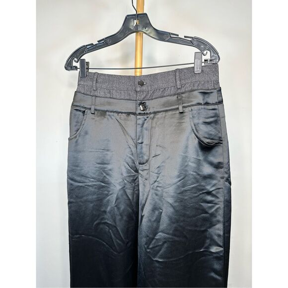 NWT Nonchalant Label Simon Double-Layer Wide-Leg Trousers Size Medium $311 - Picture 4 of 9